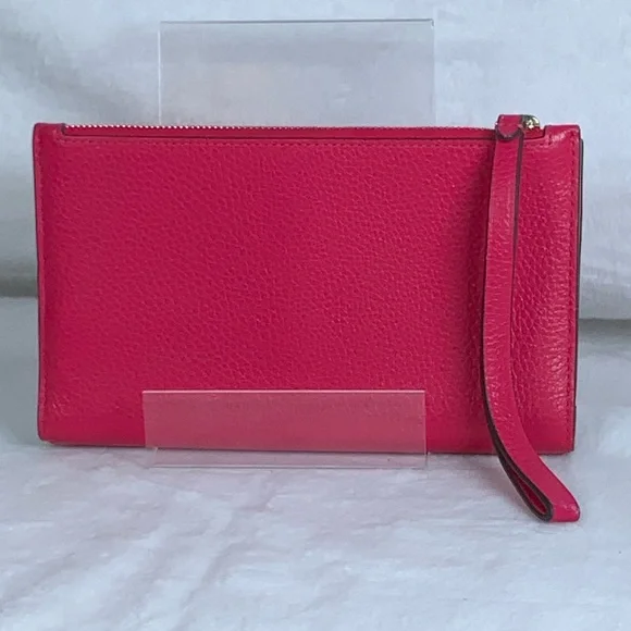 Kate Spade Fuchsia Leather Wallet and phone holder - Picture 2 of 6